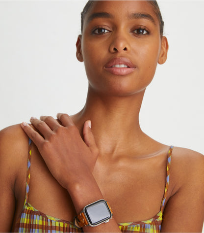 Tory Burch Miller Braided Band for Apple Watch® - Camello