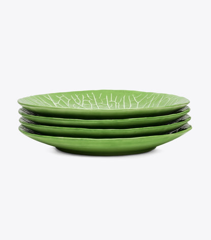Tory Burch Lettuce Ware Salad Plate, Set of 4 - Green