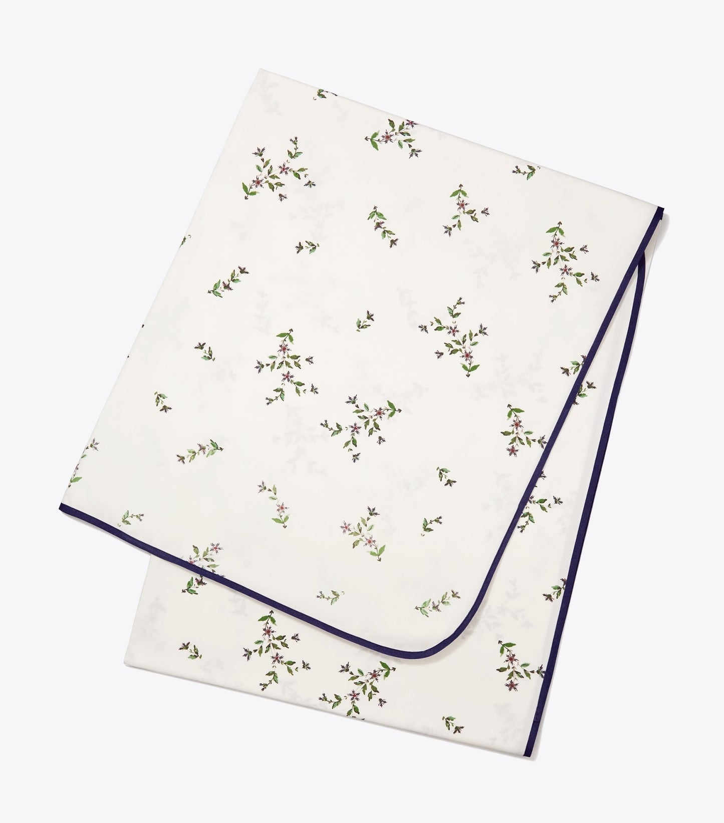 Tory Burch Jolie Fleur Square Tablecloth, 70" - New Ivory