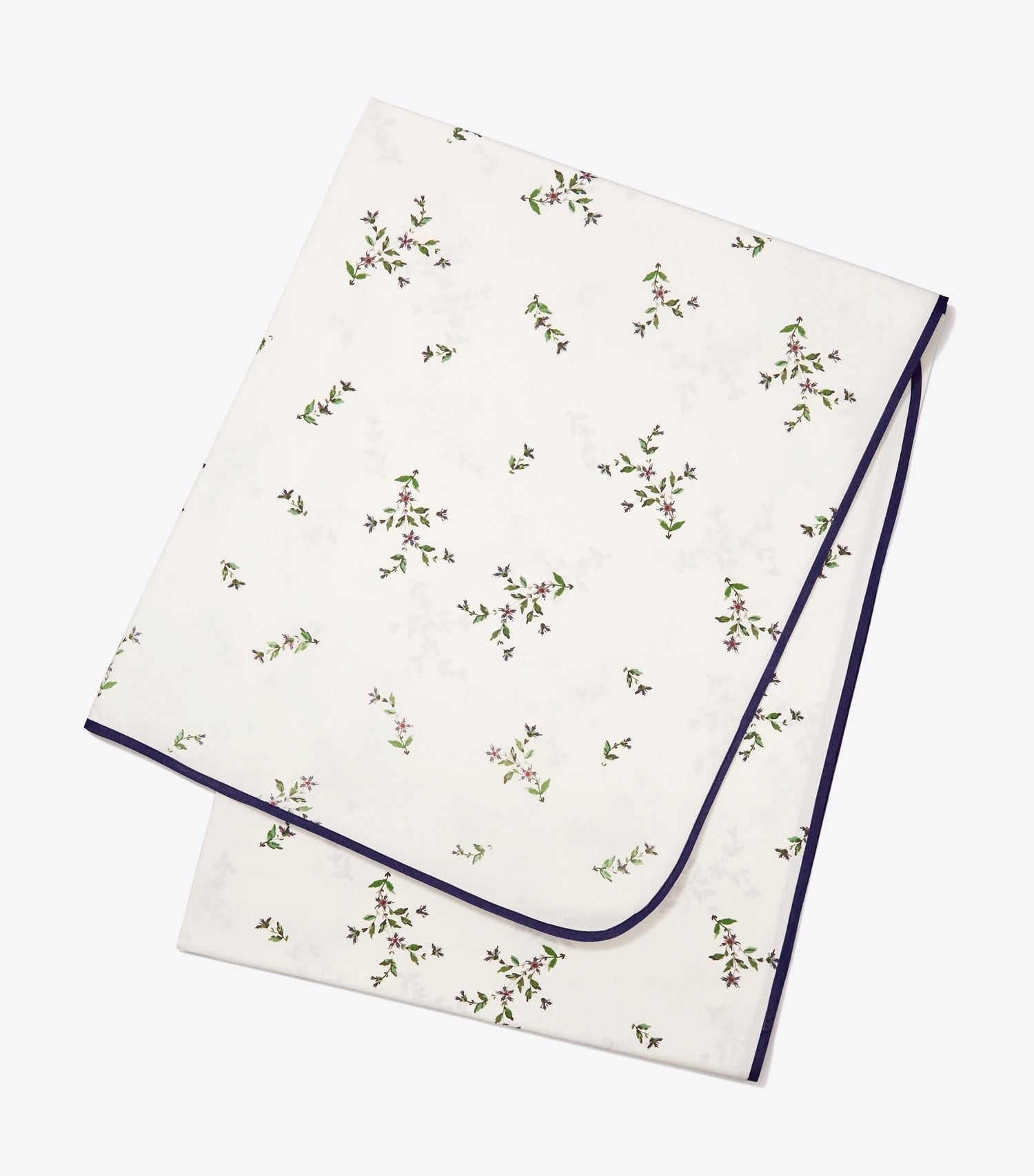 Tory Burch Jolie Fleur Square Tablecloth, 70" - New Ivory