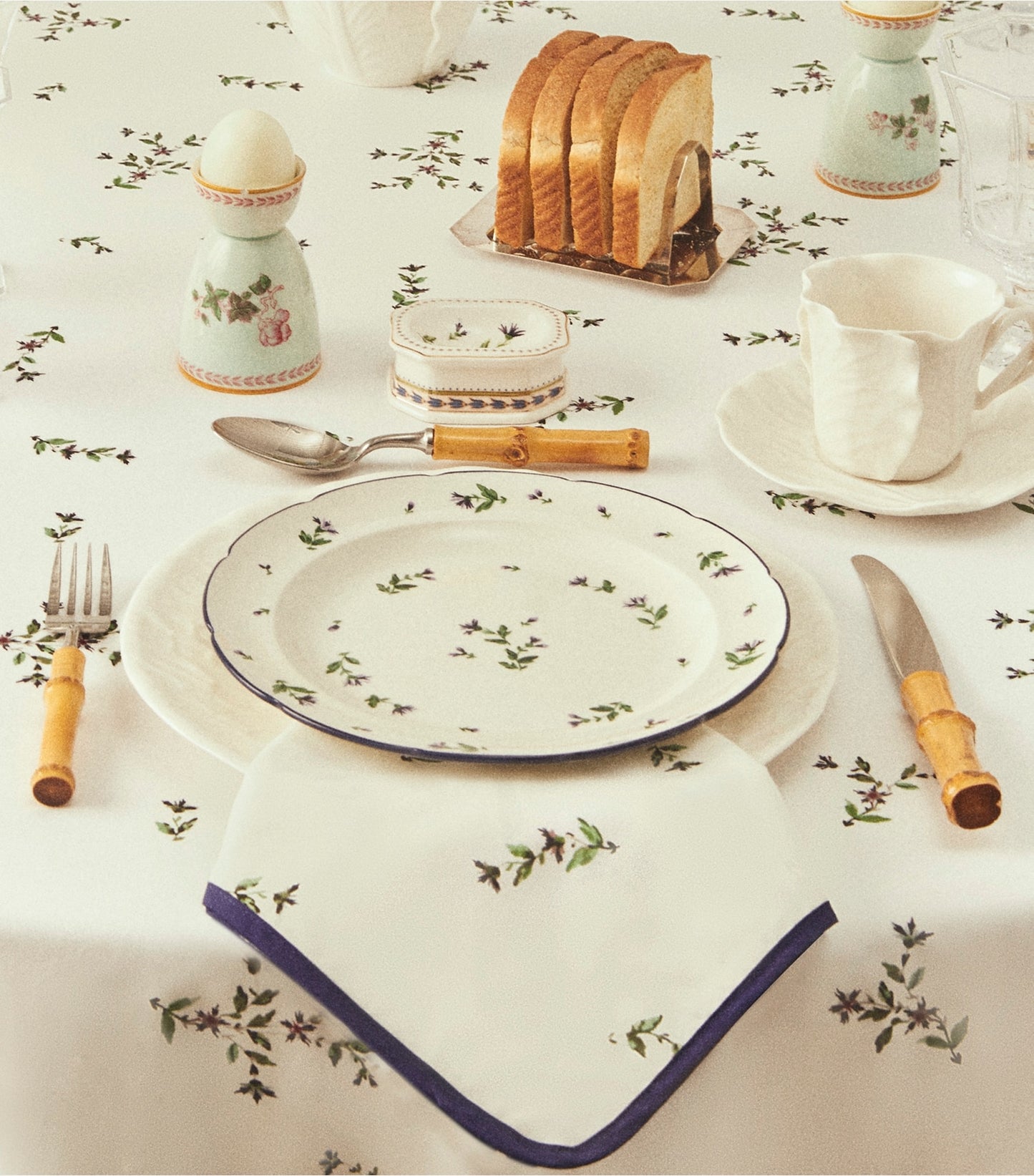 Tory Burch Dinner Napkin, Set of 4 - New Ivory