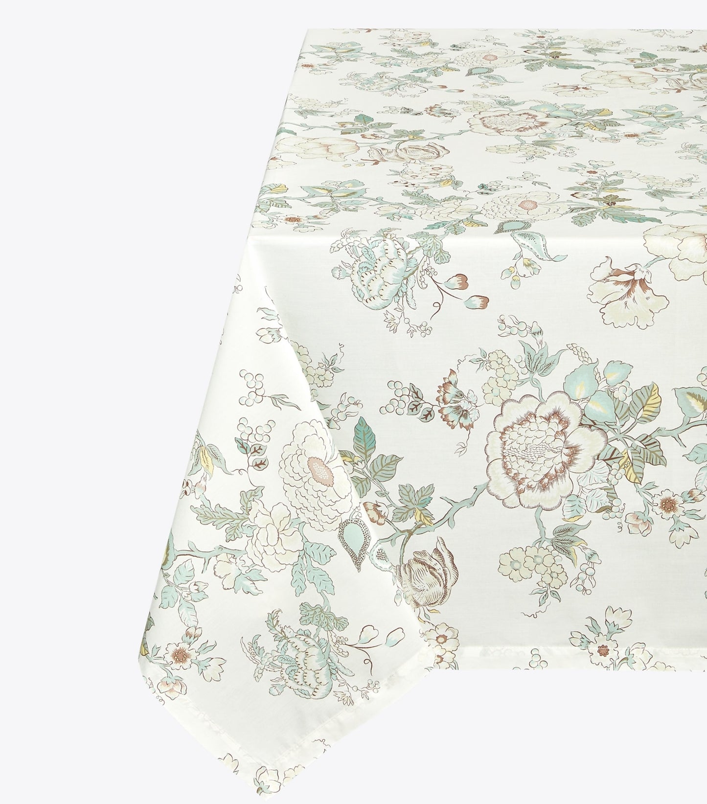 Tory Burch Happy Times Bouquet Square Tablecloth, 70" - Ivory
