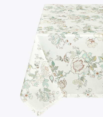 Tory Burch Happy Times Bouquet Square Tablecloth, 70" - Ivory