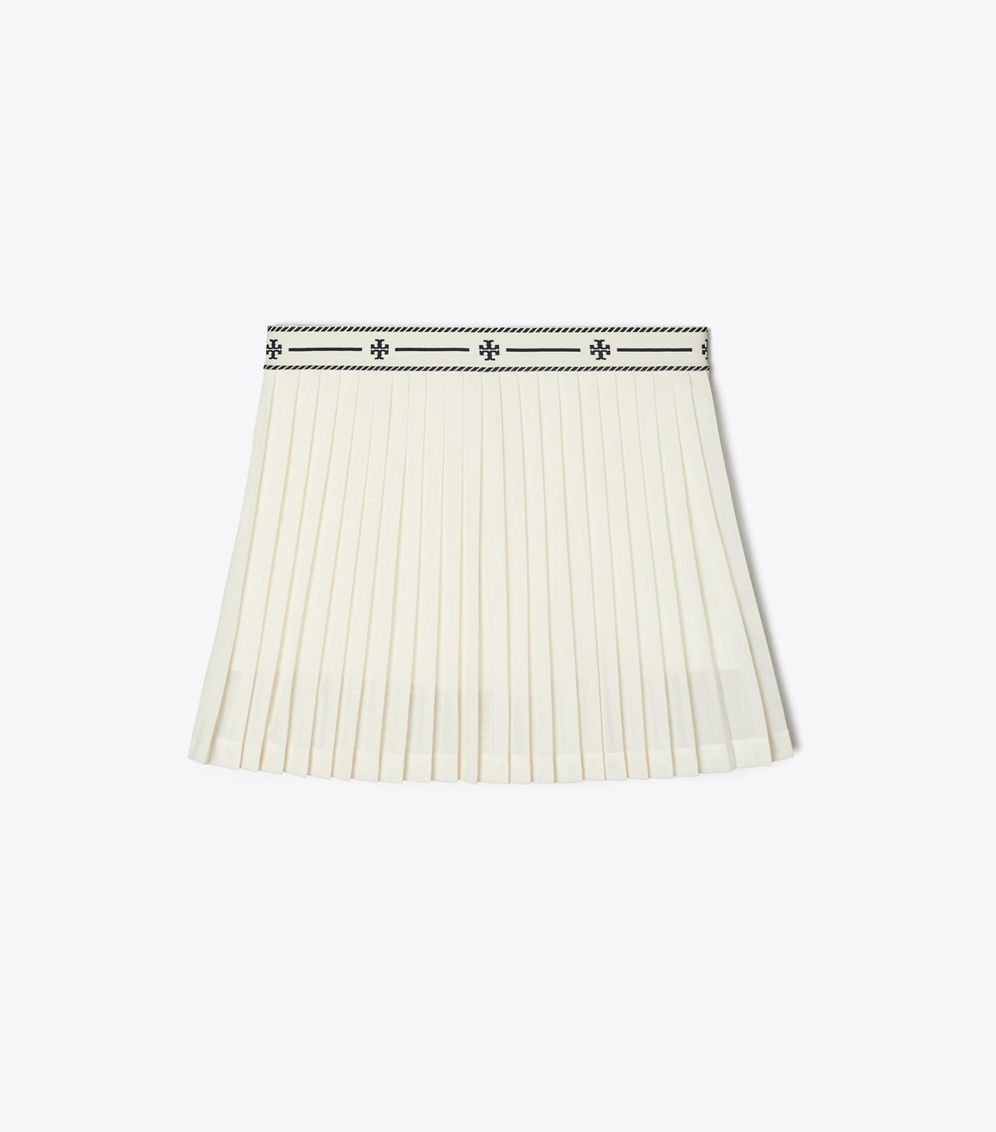 Tory Burch Mesh Pleated Tennis Skirt - Snow White