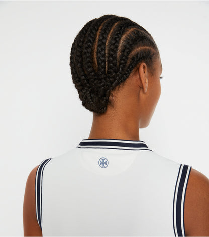 Tory Burch Tech Piqué Tunic Tank - Snow White