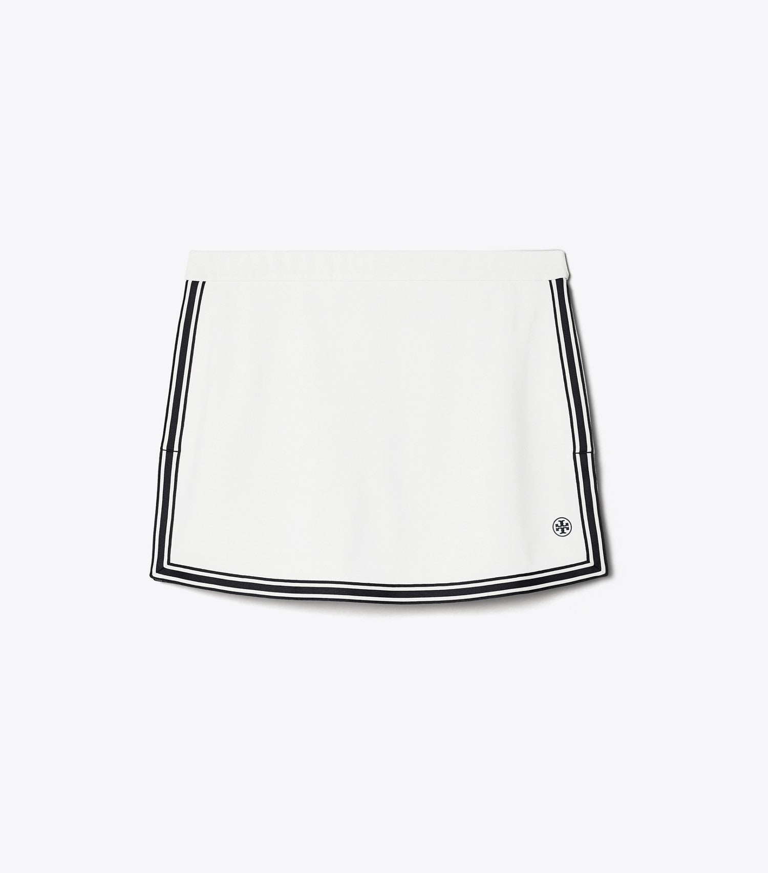 Tory Burch Tech Piqué Tennis Skirt - Snow White