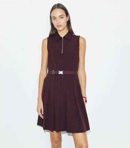 Tory Burch Stretch Golf Dress - Dark Sangria