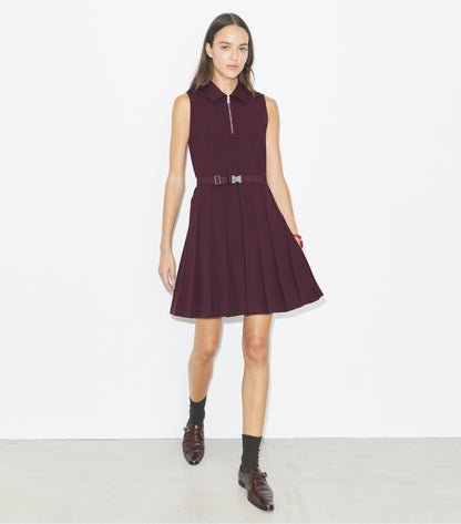 Tory Burch Stretch Golf Dress - Dark Sangria