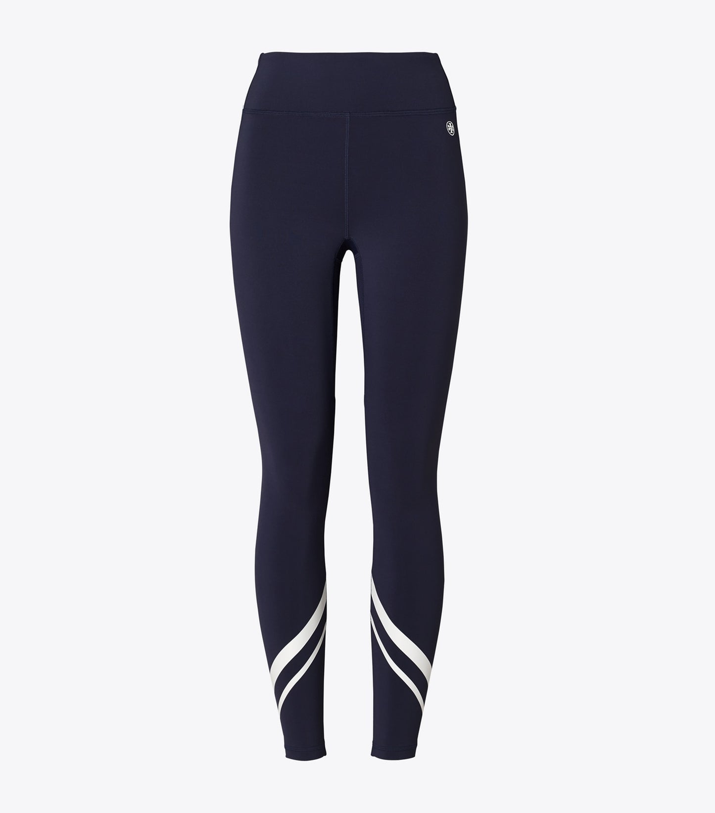 Tory Burch Weightless Chevron Legging - Tory Navy / Snow White