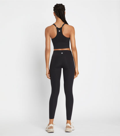 Tory Burch Sculpt Compression Side-Pocket Legging - Sport Black