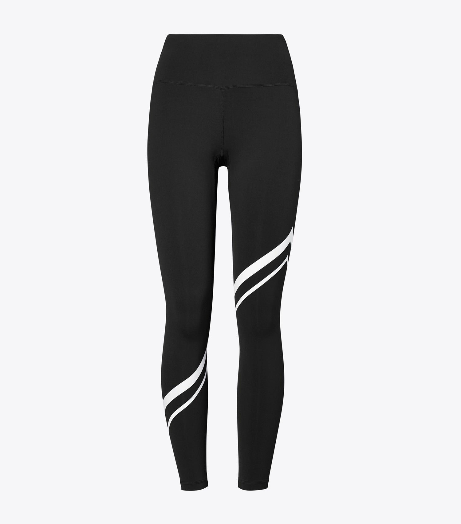 Tory Burch Sculpt Compression Diagonal Chevron Legging - Sport Black