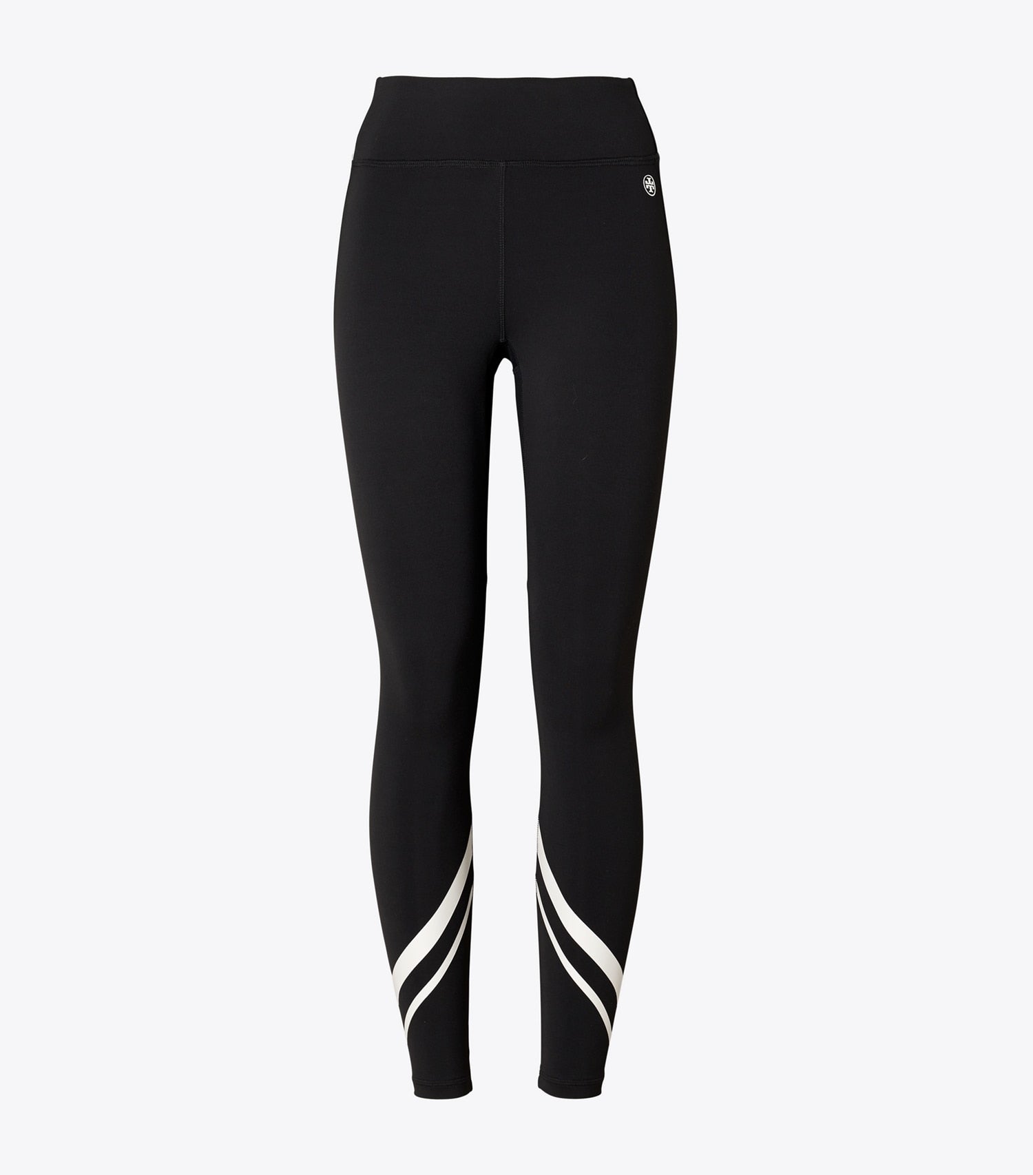 Tory Burch Weightless Chevron Legging - Sport Black/Snow White