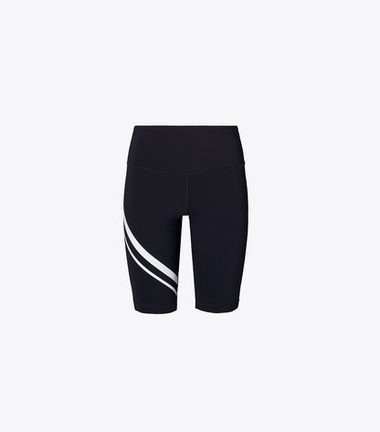 Tory Burch Chevron Bike Short - Black