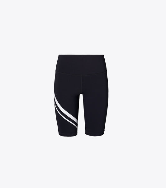 Tory Burch Chevron Bike Short - Black