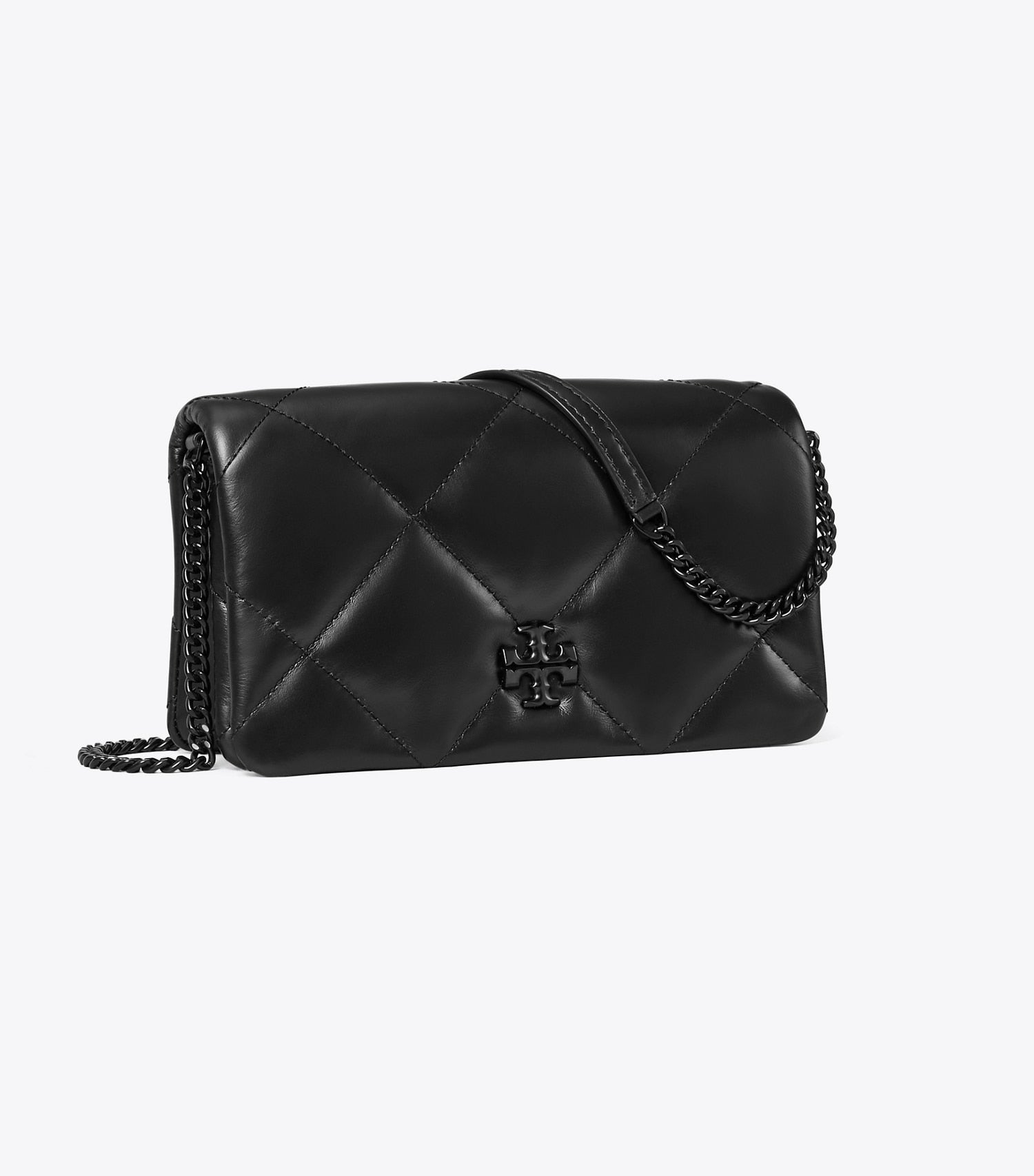 Tory Burch Kira Diamond Quilt Crossbody - Black