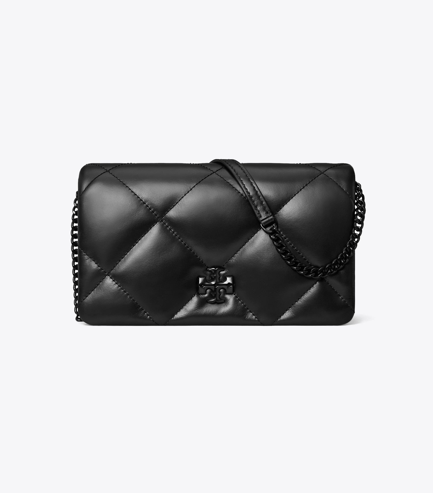 Tory Burch Kira Diamond Quilt Crossbody - Black