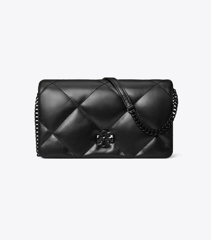 Tory Burch Kira Diamond Quilt Crossbody - Black
